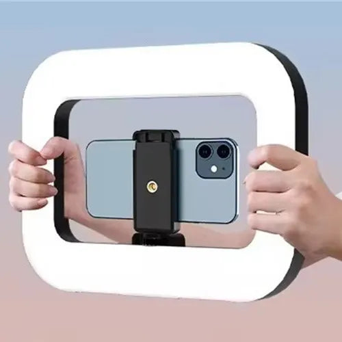 Ring Light LED Portable Rechargeable pour Smartphone – Lumière Selfie pour TikTok, Live et Vidéo