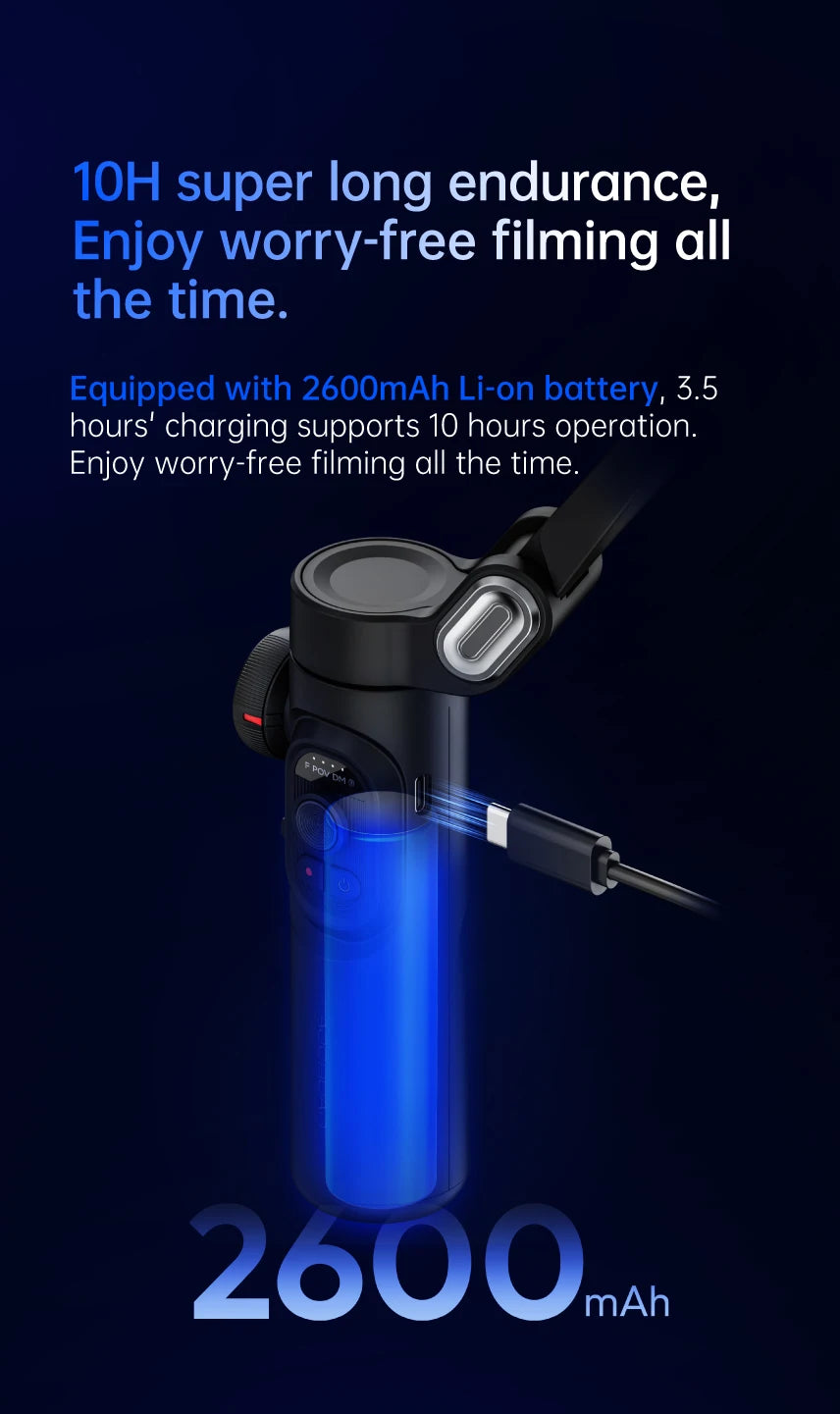 Stabilisateur Gimbal 3 Axes pour Smartphone