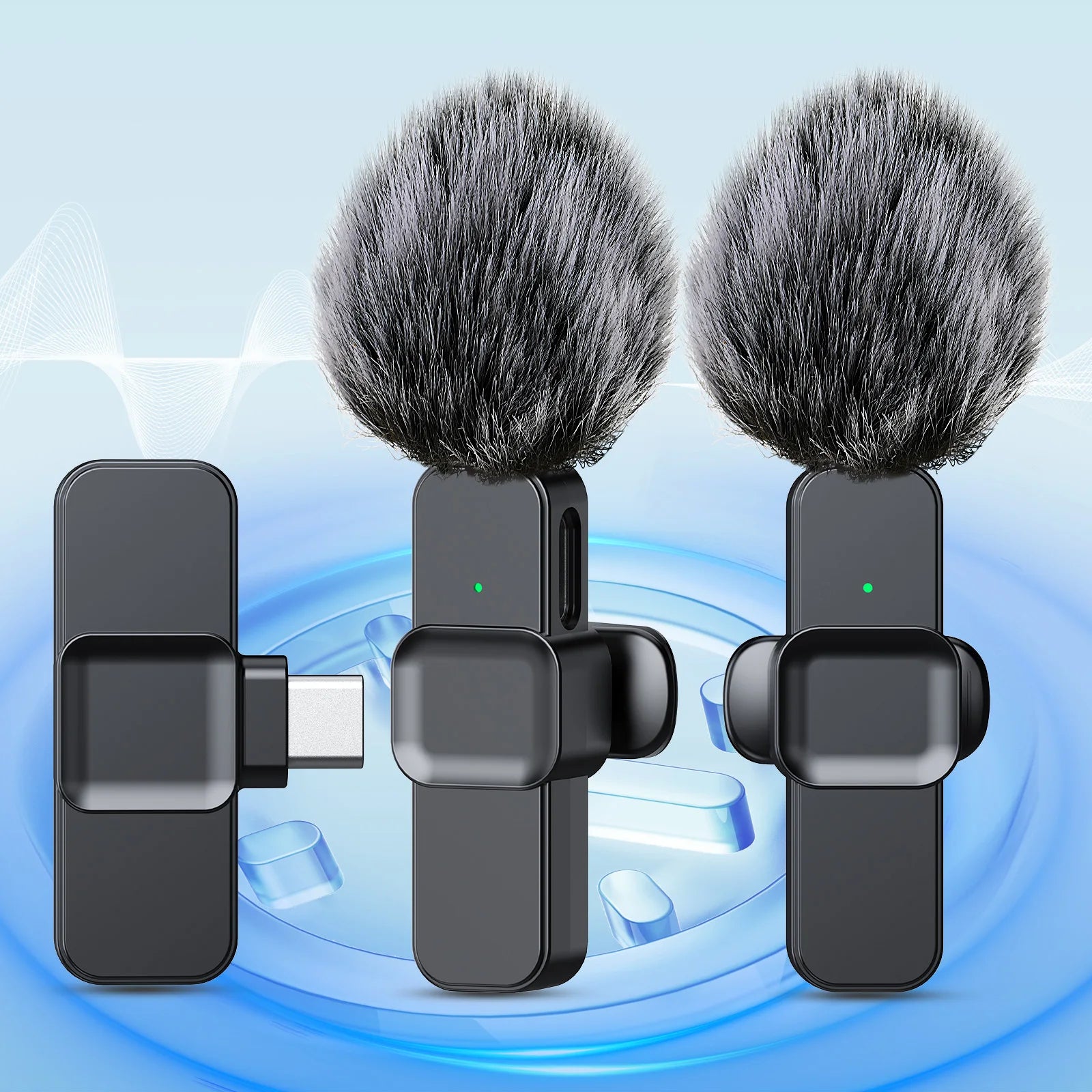 Microphone Lavalier Sans Fil pour Smartphone