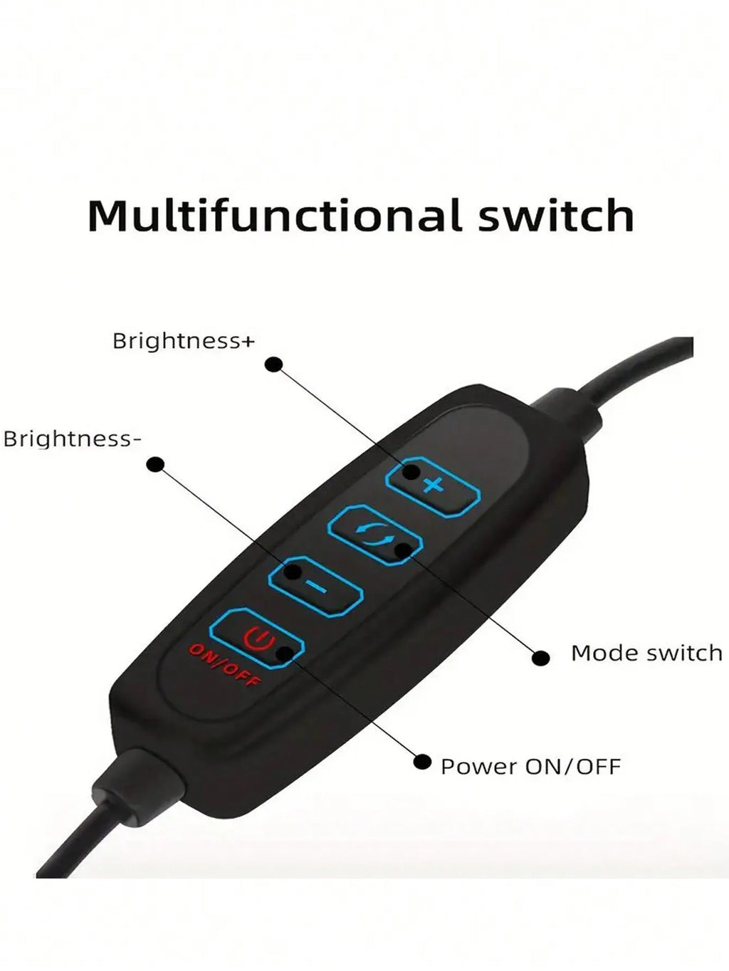 Ring Light LED 10 pouces avec trépied – Éclairage TikTok & Streaming