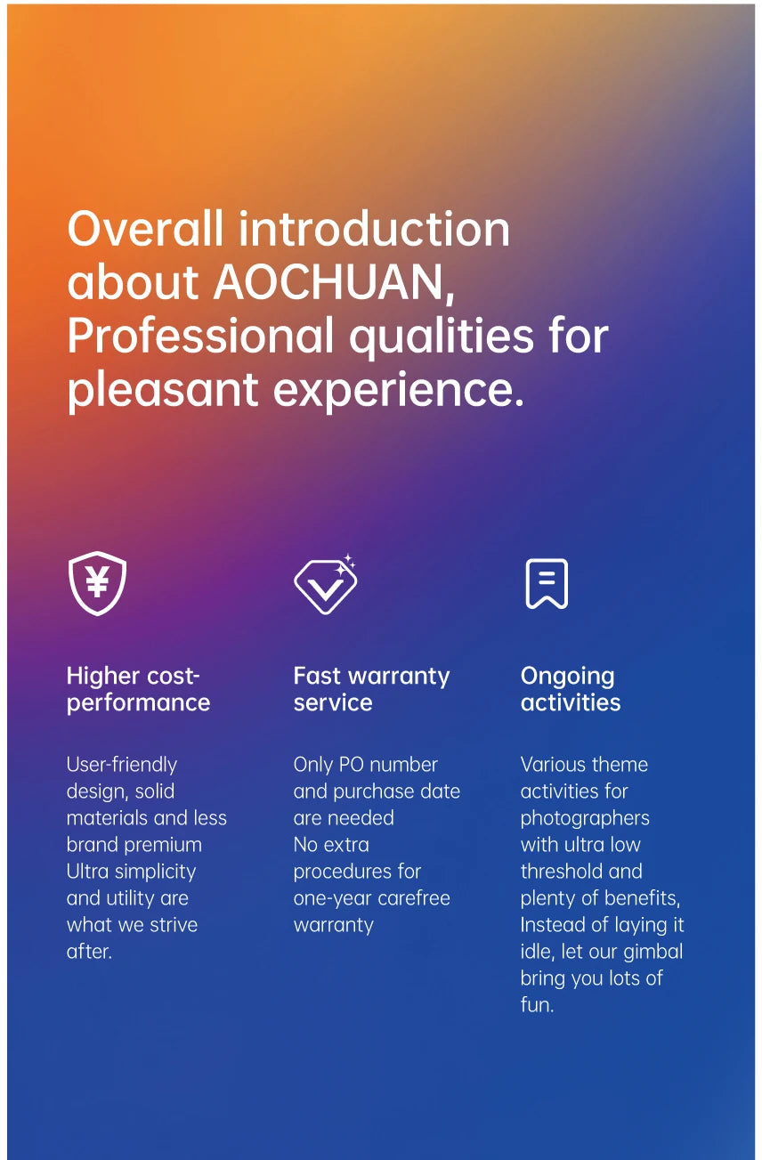 Stabilisateur Gimbal 3 Axes pour Smartphone