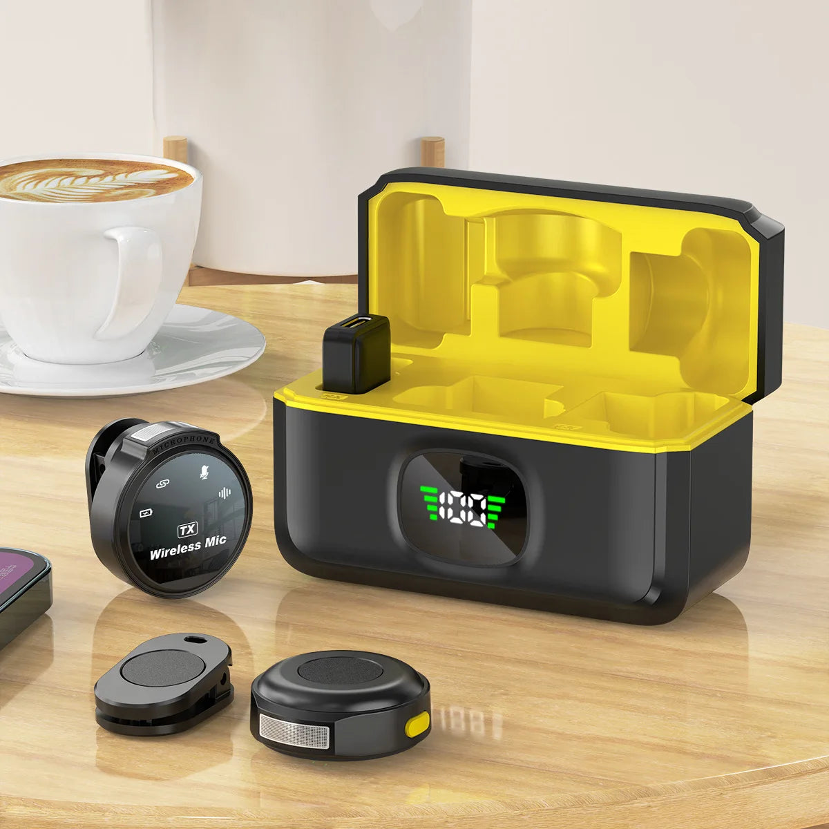 Microphone Lavalier Sans Fil pour Smartphone