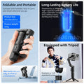 Stabilisateur Gimbal 3 Axes M02 avec Télécommande – Suivi Visage pour iPhone & Android | TikTok Vlog