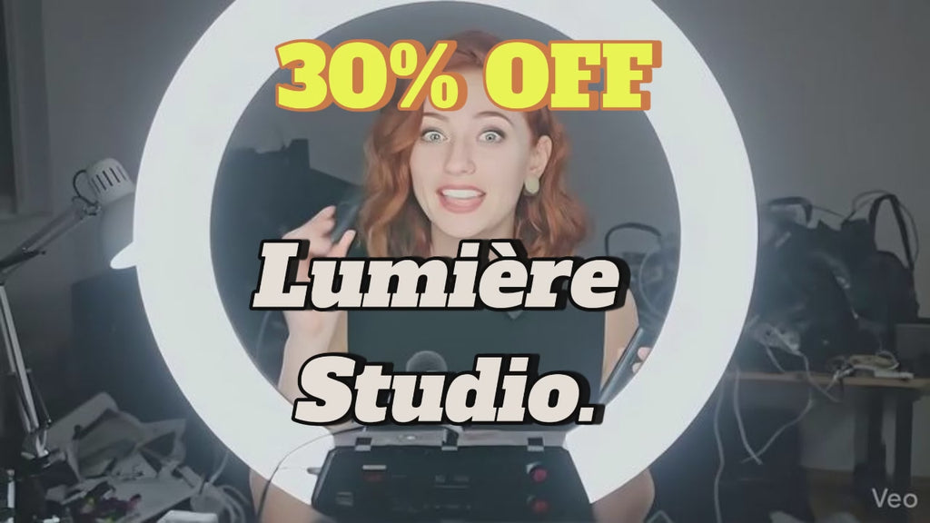 ing Light 18" avec Trépied Réglable – Lumière Studio pour Vlog, Streaming et Selfie