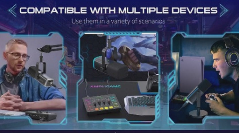 Microphone Gaming FIFINE – Kit complet Streaming & Podcast